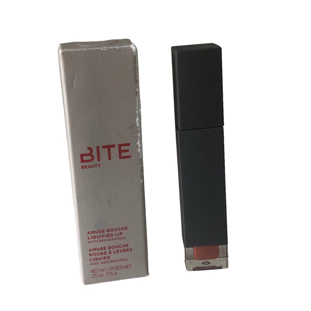 NIB BITE BEAUTY Amuse Bouche Liquified Lipstick YUCCA